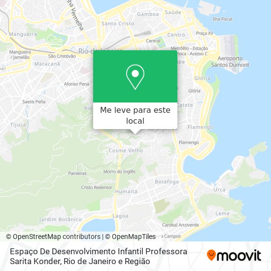 Espaço De Desenvolvimento Infantil Professora Sarita Konder mapa