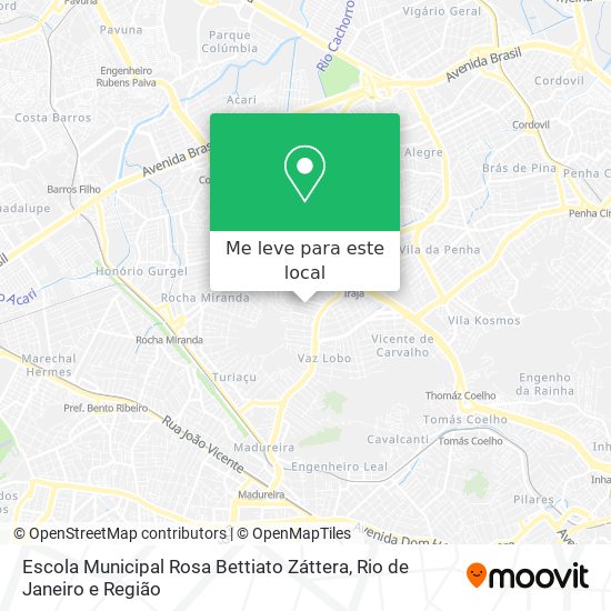 Escola Municipal Rosa Bettiato Záttera mapa