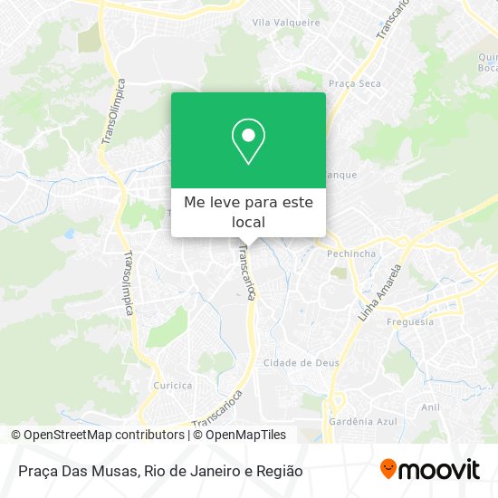 Praça Das Musas mapa