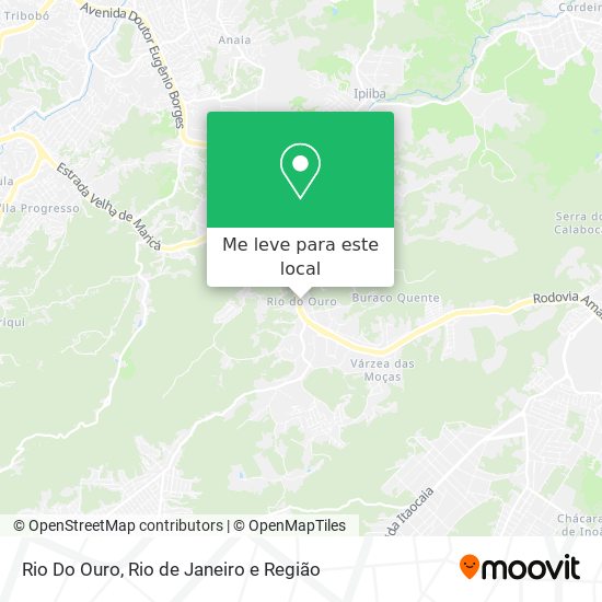 Rio Do Ouro mapa