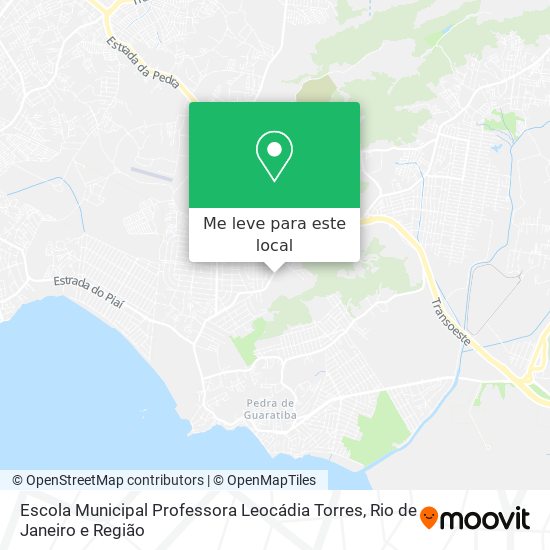 Escola Municipal Professora Leocádia Torres mapa