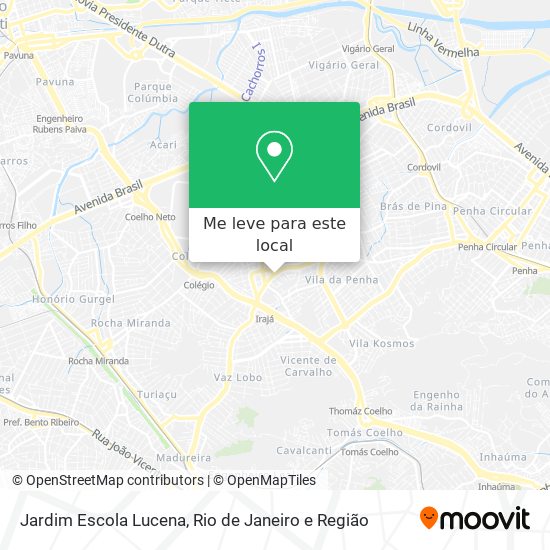 Jardim Escola Lucena mapa