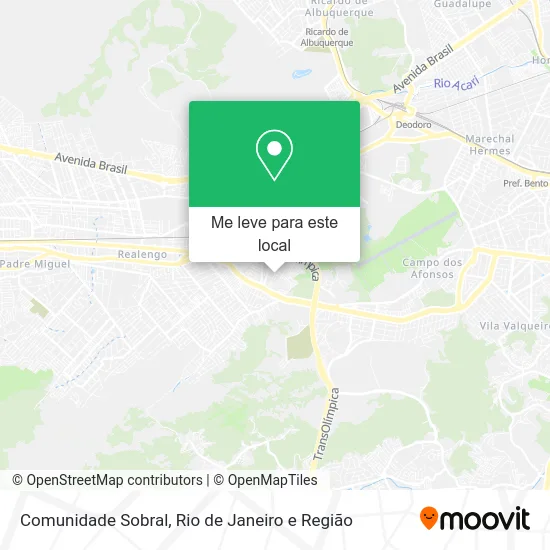 Comunidade Sobral mapa