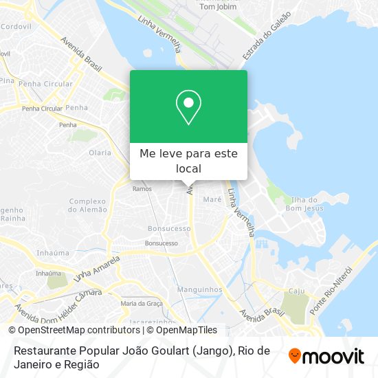 Restaurante Popular João Goulart (Jango) mapa