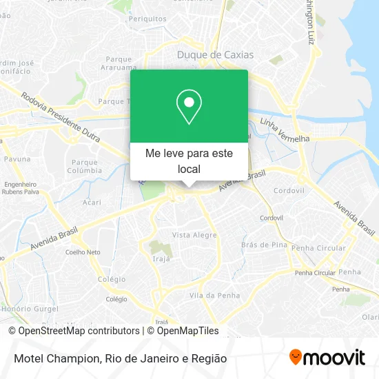 Motel Champion mapa