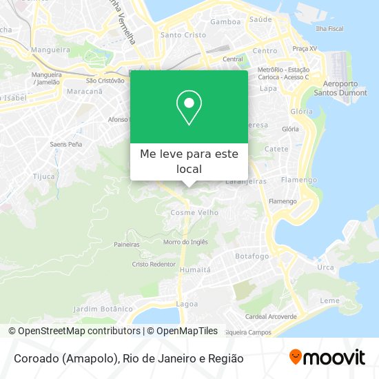 Coroado (Amapolo) mapa
