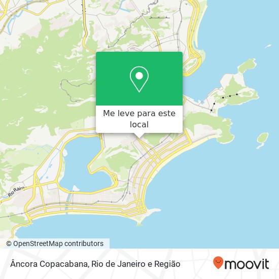 Âncora Copacabana mapa