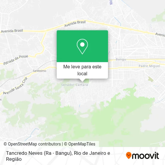 Tancredo Neves (Ra - Bangu) mapa