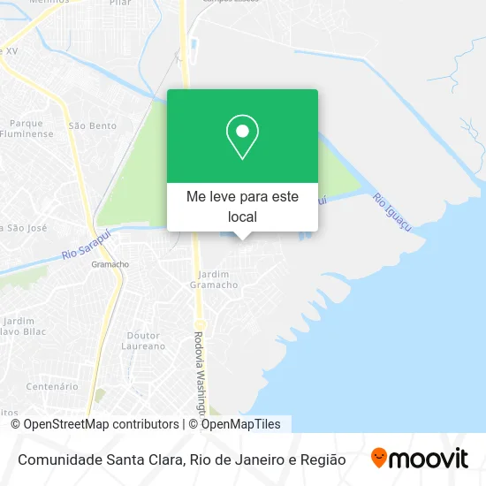 Comunidade Santa Clara mapa