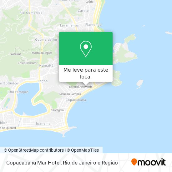 Copacabana Mar Hotel mapa
