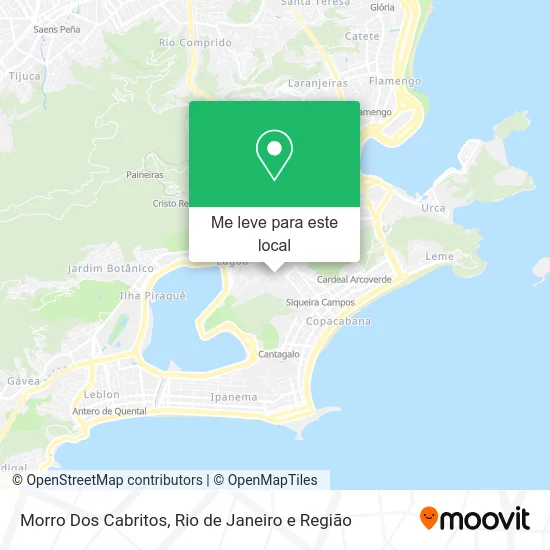 Morro Dos Cabritos mapa