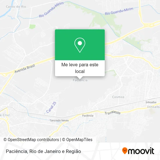 Paciência mapa