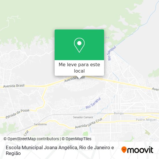 Escola Municipal Joana Angélica mapa