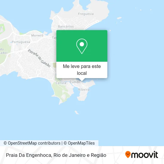 Praia Da Engenhoca mapa