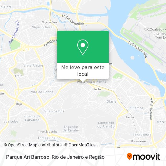 Parque Ari Barroso mapa