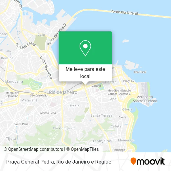 Praça General Pedra mapa