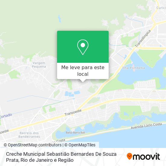 Creche Municipal Sebastião Bernardes De Souza Prata mapa
