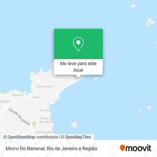 Morro Do Bananal mapa