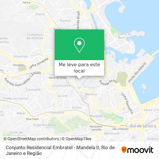 Conjunto Residencial Embratel - Mandela II mapa