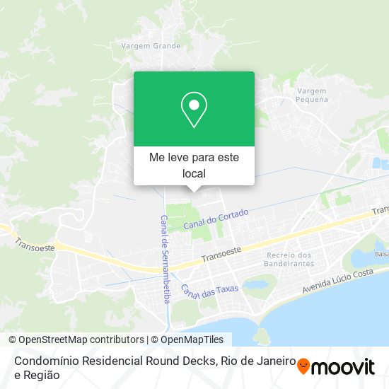 Condomínio Residencial Round Decks mapa