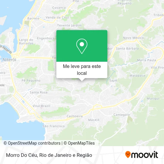 Morro Do Céu mapa