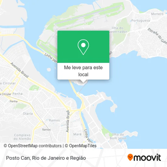 Posto Can mapa