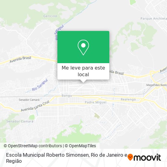 Escola Municipal Roberto Simonsen mapa