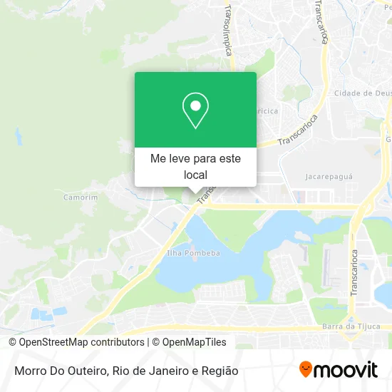 Morro Do Outeiro mapa