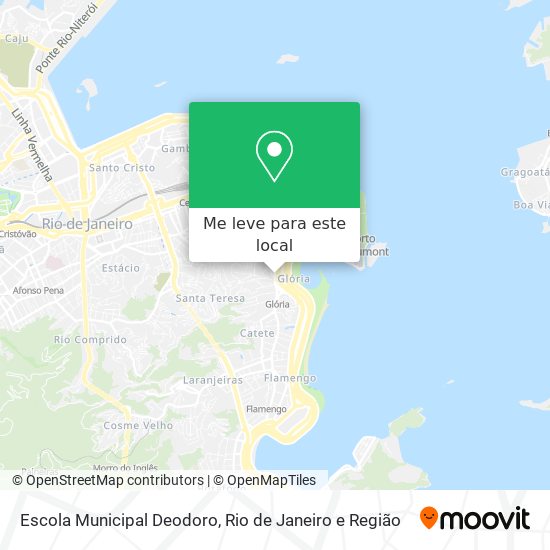 Escola Municipal Deodoro mapa