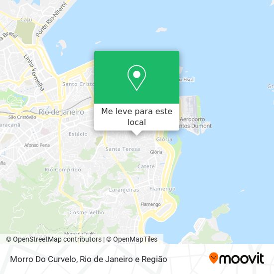 Morro Do Curvelo mapa