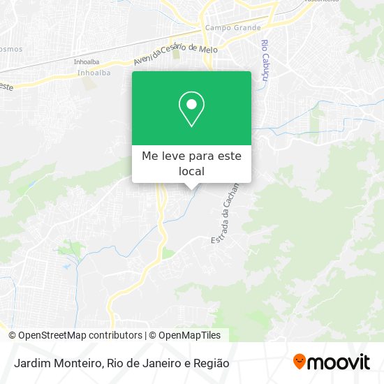 Jardim Monteiro mapa