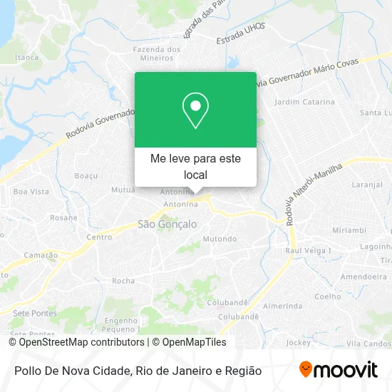 Pollo De Nova Cidade mapa