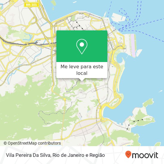 Vila Pereira Da Silva mapa
