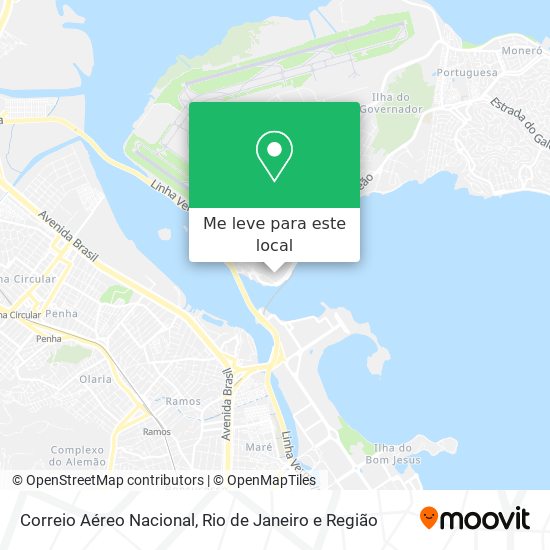 Correio Aéreo Nacional mapa