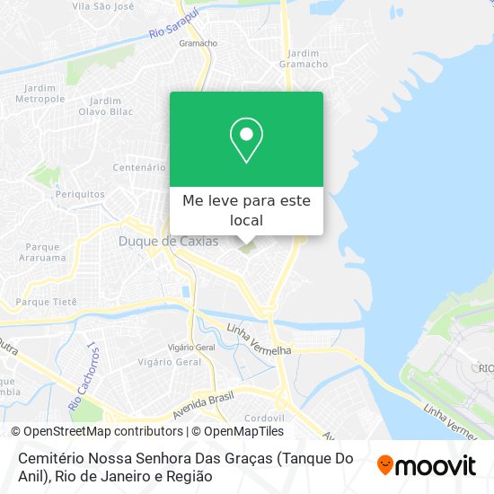 Cemitério Nossa Senhora Das Graças (Tanque Do Anil) mapa