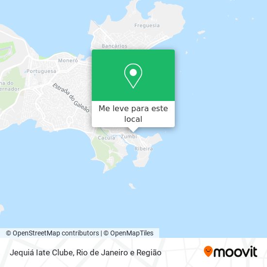 Jequiá Iate Clube mapa