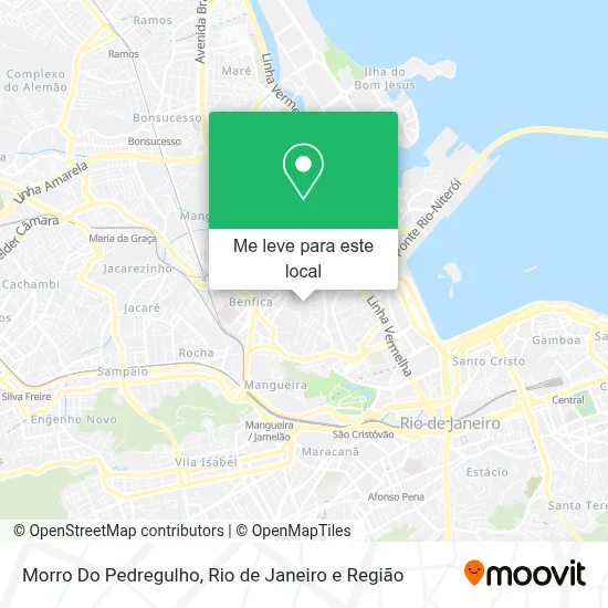 Morro Do Pedregulho mapa