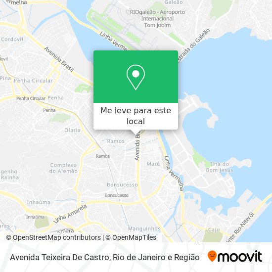 Avenida Teixeira De Castro mapa