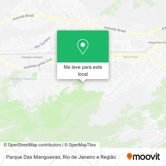 Parque Das Mangueiras mapa