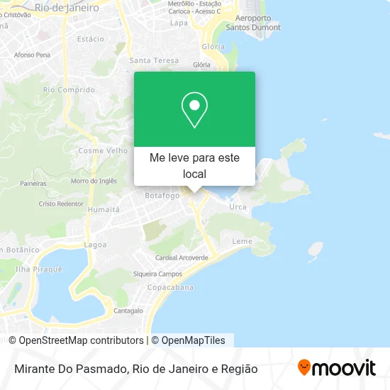 Mirante Do Pasmado mapa