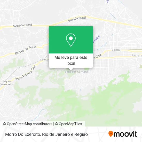 Morro Do Exército mapa