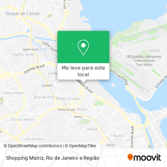 Shopping Matriz mapa