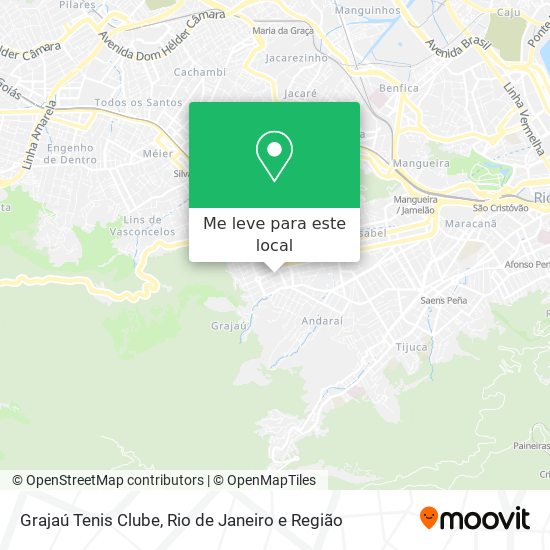 Grajaú Tenis Clube mapa