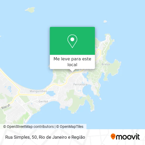 Rua Simples, 50 mapa