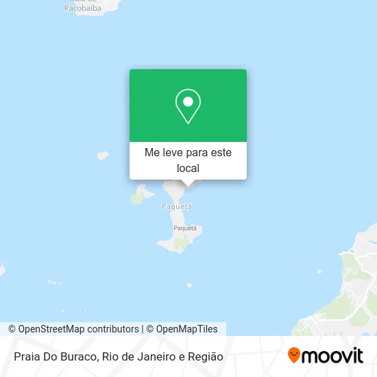 Praia Do Buraco mapa