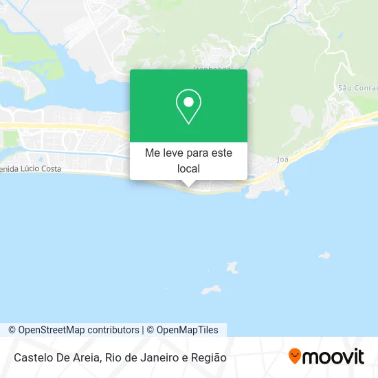 Castelo De Areia mapa