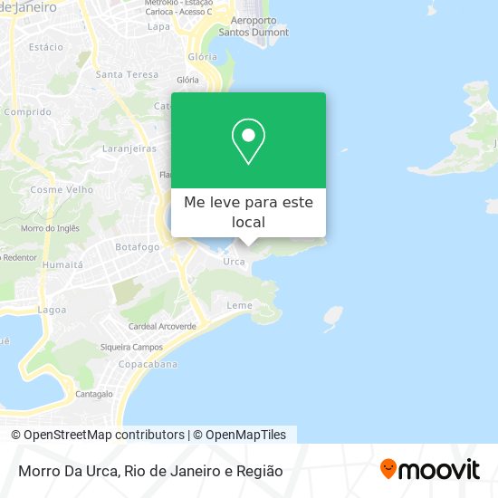 Morro Da Urca mapa