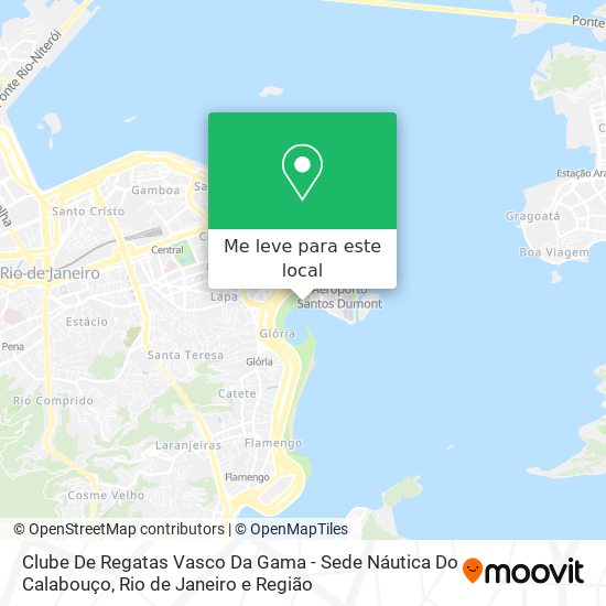 Clube De Regatas Vasco Da Gama - Sede Náutica Do Calabouço mapa