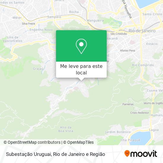 Subestação Uruguai mapa