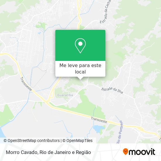 Morro Cavado mapa